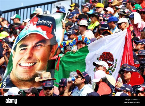 Circuit Atmosphere Fans In The Grandstand Mexican Grand Prix Sunday 30th October 2022