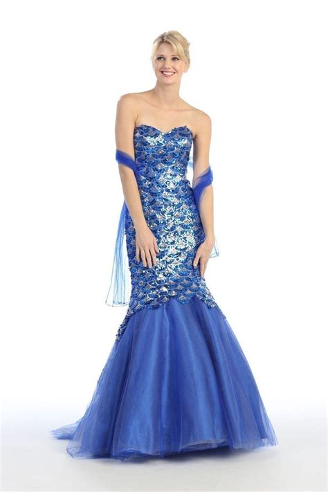 Mermaid Dress Blue Scales Costume Ideas Pinterest