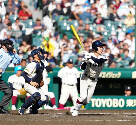 【センバツ】大阪桐蔭3年連続8強 西谷監督が歴代単独トップの69勝目 境亮陽がランニング弾 センバツ写真ニュース 日刊スポーツ