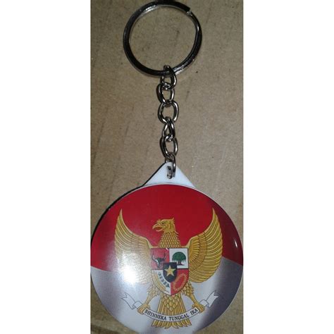 Jual Pin Gantungan Kunci Garuda Bg Merah Putih Murah Dan Keren Shopee