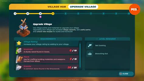 How to upgrade Lego Fortnite village