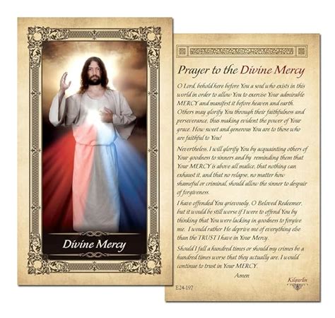 Divine Mercy Prayer Cards Printable Free | Hot Sex Picture