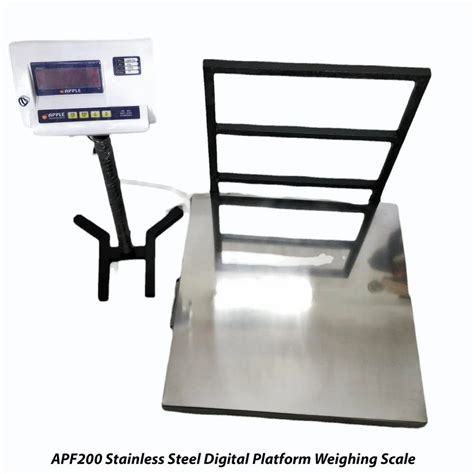 APF200 Stainless Steel Digital Platform Weighing Scale Platform Size