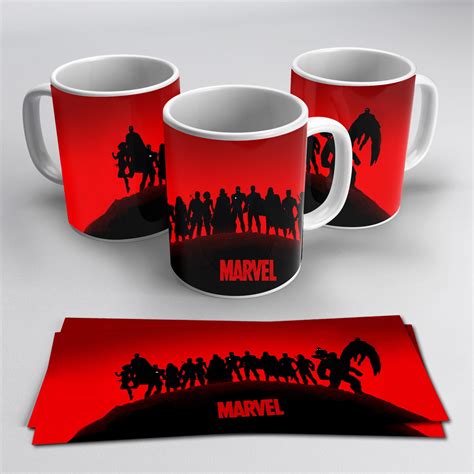 Caneca Marvel Vingadores No Elo Mr Vinz D