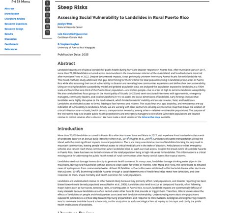 Scientific Publications Caribbean Climate Hub