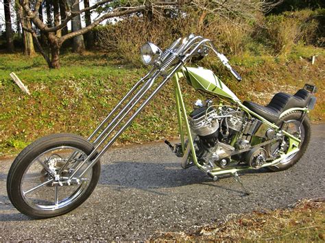 Vintage Chopper Motorcycle