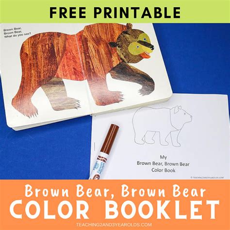 Brown Bear Brown Bear What Do You See Printable Book