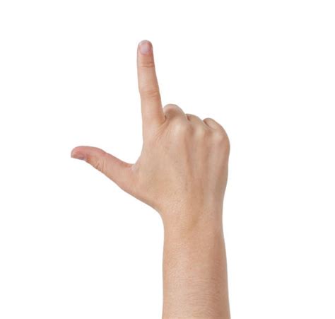 L Hand Sign Stock Photos, Pictures & Royalty-Free Images - iStock