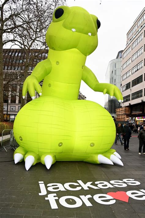 Rude Shaped Inflatable Dinosaur Spotted In London Sends Internet Into Meltdown Big World Tale