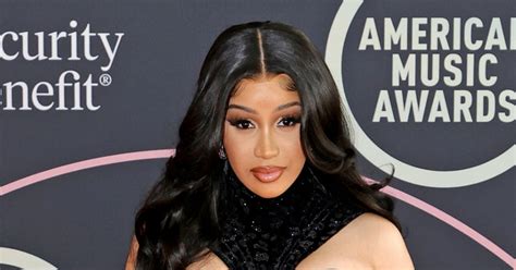 Cardi B Makes Stunning Entrance To American Music Awards 2021 In