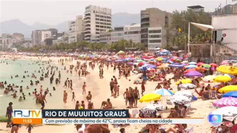 Rio chega a 42 5C às 16h deste sábado e tem novo recorde de calor