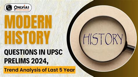 Modern History Questions In Upsc Prelims Trend Analysis Of Last