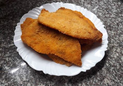 Milanesas de pollo al horno Receta de Carolina Olivera G.- Cookpad