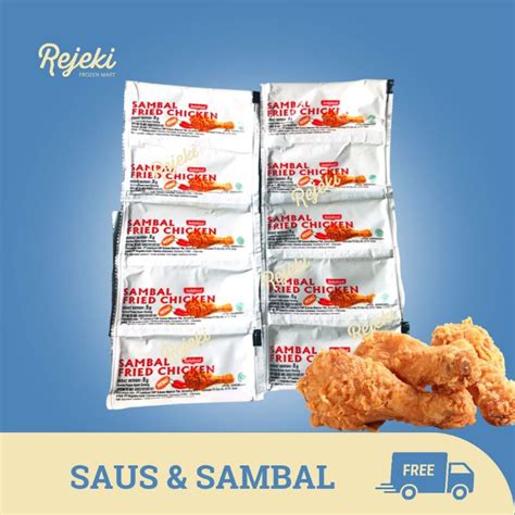 Jual Indofood Sambal Fried Chicken Sachet Rejeki Frozen Mart Shopee Indonesia