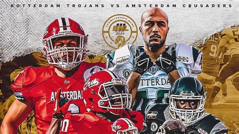 Amsterdam Crusaders Vs Rotterdam Trojans BNL CHAMPIONSHIP LIVESTREAM