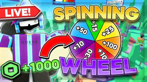 Live Pls Donate Live Giveaway Win Up To Robux Spin The Wheel