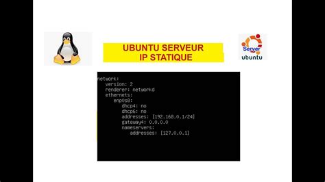 Configuration D Une Adresse Ip Statique Sous Ubuntu Serveur Avec