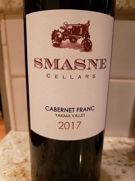 Smasne Cellars Cabernet Franc Usa Washington Columbia Valley