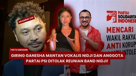 Gagal Jadi Ketum Psi Giring Ganesha Ajak Nidji Reunian Tapi Kok