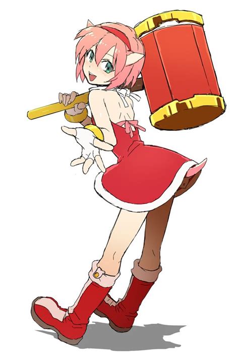 Amy Rose From Sonic The Hedgehog Amy The Hedgehog Amy Rose Ros