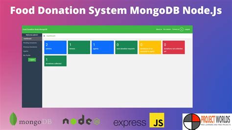 Food Donation System Mongodb Node Js Project With Source Code Youtube