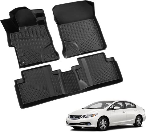 Amazon Landrol Car Floor Mats Replacement For Honda Civic 2012