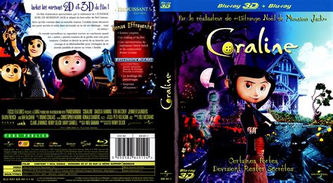 Jaquette Dvd De Coraline 3d Blu Ray Cinéma Passion
