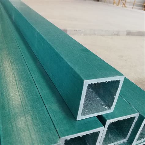 Anti Corrosion Fiberglass Pultruded Composite Frp Grp Telescopic Square