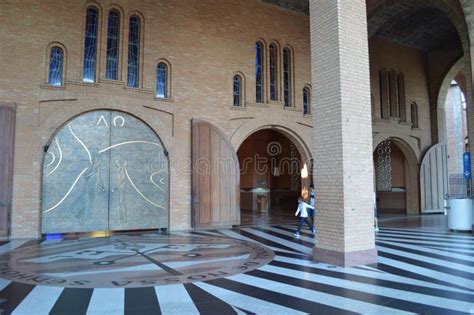 Basilica of the National Shrine of Our Lady of Aparecida Editorial Stock Photo - Image of lady ...