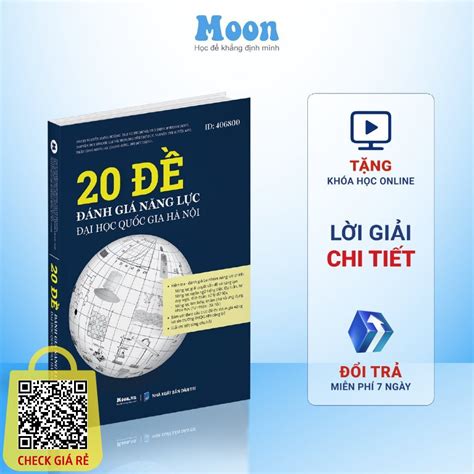 Sách 20 đề ôn Thi đánh Giá Năng Lực 2024 Đhqg Hà Nội