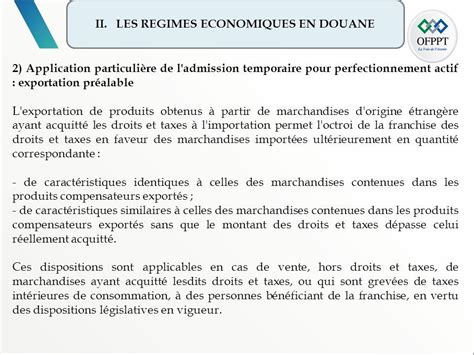 Généralités Elément important dans la promotion des exportations les