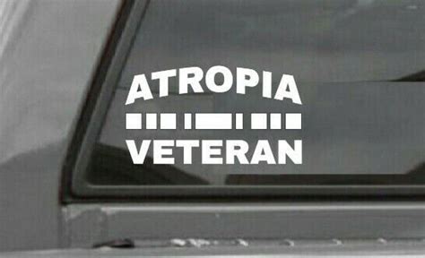 Atropia Veteran Vinyl Window Decal Sticker Ebay