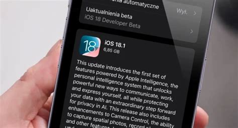 Nowości i wskazówki przed instalacją systemu iOS 18 1