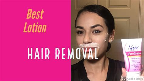 Nair Hair Face Removal Review And Demonstration Youtube