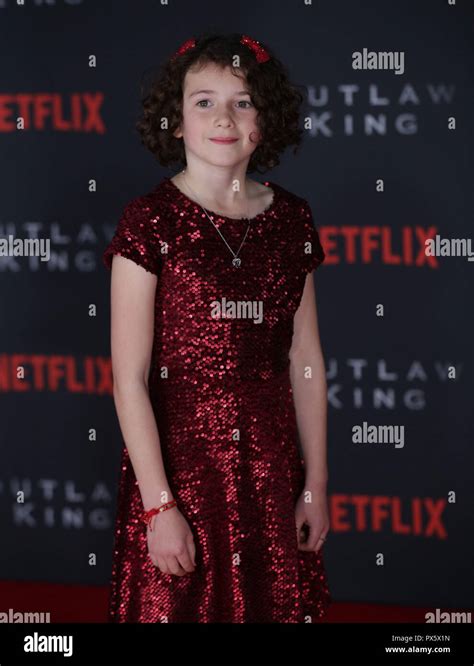 Josie O Brien At The Scottish Premiere Of Outlaw King At The Vue Omni