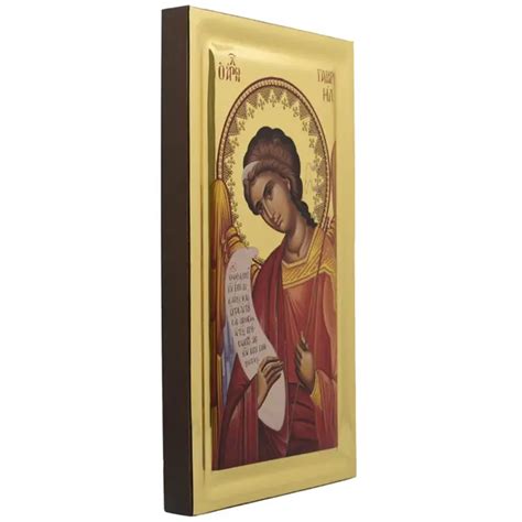 Erzengel Gabriel Christlich Orthodoxe Ikone Auf Holz Mit Eur 12091