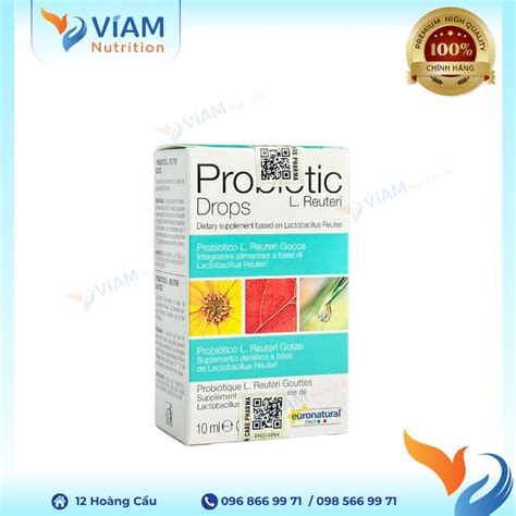 Probiotic L Reuteri Drops Tăng Cường Miễn Dịch Cân Bằng Hệ Vi Sinh