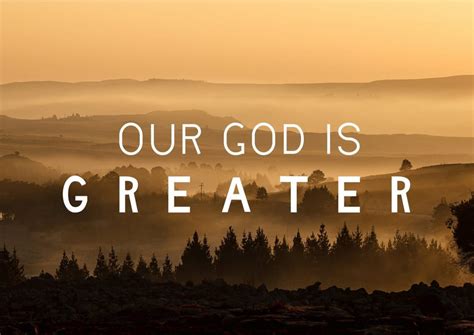 Our God is Greater Canvas Wall Art Print - Christian Walls