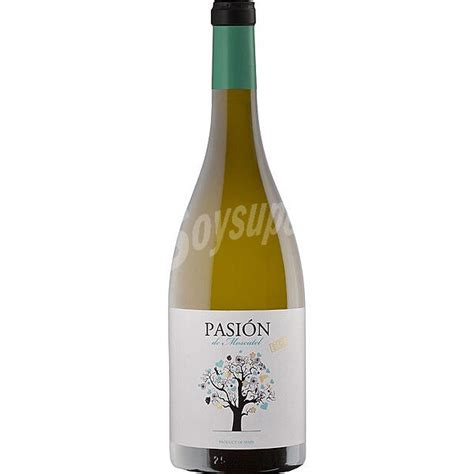 Pasion de moscatel Vino blanco moscatel de Valencia Botella 75 cl