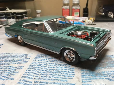 1967 Dodge Charger 426 Hemi Plastic Model Car Kit 1 25 Scale