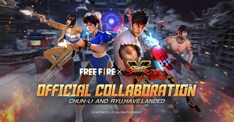 Free Fire X Street Fighter V Global Collab Event Is Now Live