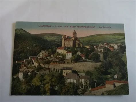 CPA AUVERGNE SAINT NECTAIRE LE HAUT vue générale du Village dept 63 EUR