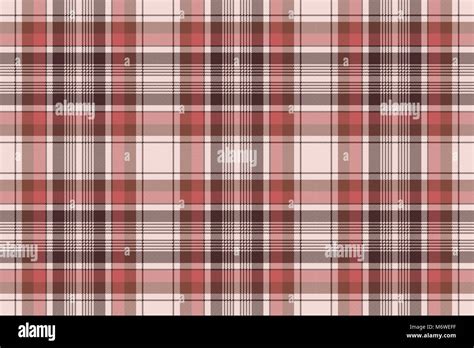 Brown Traditional Plaid Fabric Texture Seamless Pattern Vector