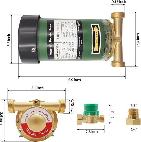 KOLERFLO 120W Water Pressure Booster Pump For Home India Ubuy