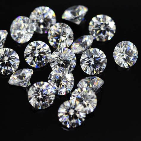 Loose Moissanite Round Brilliant Cut for Jewelry Making VVS - Etsy