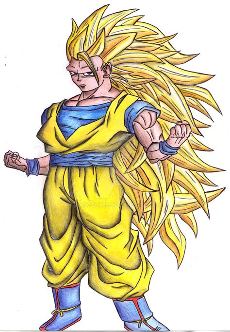 Son Goku Ssj3 By Kauczuk79 On Deviantart