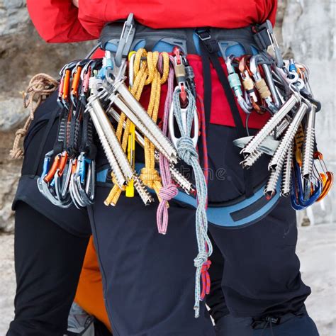 Ice Climbing Equipment stock image. Image of carabiner - 28449921