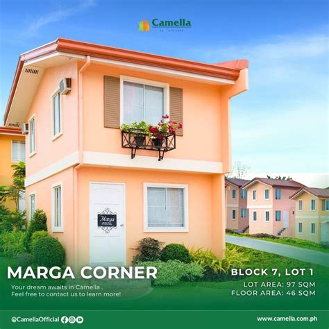 Sqm Marga Corner Unit In Camella Riverfront Cebu City House And Lot