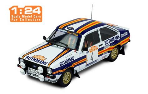 1 24 Ford Escort RS1800 Mk2 1980 San Remo Rally Ari Vatanen Rothmans