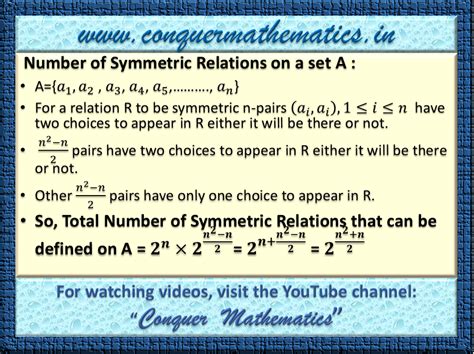 Symmetric Relation